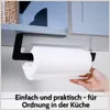 DEKAZIA® Küchenrollenhalter schwarz ohne Bohren Wand Produktbild-Vorschau 5