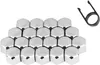 Tappi a vite 17", cromo, 20 pz. Anteprima dell’immagine prodotto 3