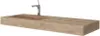 Waschtisch Holzoptik Eiche Honig 120cm aus HPL mit Ablage Produktbild-Vorschau 2