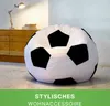 Green Bean Fußball-Sitzsack 90cm mit 250 Liter EPS Perlen Produktbild-Vorschau 7