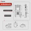 Villeroy&Boch ViConnect H112 Vorwandelement Unterputz WC Produktbild-Vorschau 8