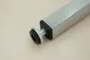 4x nábytková noha, rovná, čtvercová, stříbrná, kovová, Náhled obrázku produktu 7