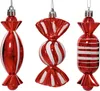 Christbaumschmuck Bonbon Kunststoff 11,5cm Figur Rot Weiß 1 Produktbild-Vorschau 2