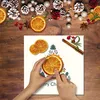 SZKLANA DESKA KUCHENNA 40x40cm - 528h mix choinka Podgląd zdjęcia produktu 6