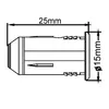 T-LED Dotykový stmívač k zapuštění 12/24V černý 067161 Náhled obrázku produktu 5