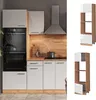 Mikrowellenschrank Vicco R-Line Weiß Hochglanz 60 cm, Model Produktbild-Vorschau 2