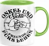 Onkel Und Nichte Geschenke Partner Tasse Faust Geschenkidee Produktbild-Vorschau 1