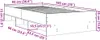 vidaXL Bettgestell Schwarz 90x190 cm Holzwerkstoff Produktbild-Vorschau 7
