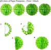 ZERODECO Party-Dekoration Papierfächer Pompons Blumen Produktbild-Vorschau 2