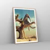Gerahmtes Poster - Rahmen in heller Eiche - Sitzen Elefant Produktbild-Vorschau 8