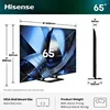 Téléviseur Hisense 65U7SE SW Mini LED UHD, tuner multiple, Voir les images du produit 4
