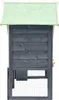 vidaXL Kaninchenstall Grau und Weiß 140x63x120 cm Tanne Produktbild-Vorschau 3