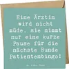 Mr. & Mrs. Panda Deluxe Karte Spruch Ärztin Pause - Produktbild-Vorschau 1