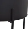 LOFT42 Flora Blumentopf rund - Metall - Schwarz -  Ø40 Produktbild-Vorschau 3