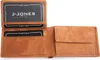 J Jones Pánská kožená peněženka Small Pocket Brown Náhled obrázku produktu 4