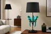 riess-ambiente Tischlampe WILDLIFE 75cm schwarz türkis Produktbild-Vorschau 2