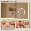 S'AFIELINA Espejo baño LED con Bluetooth 5.3, 120 × 60 cm, Vista previa de la imagen del producto 6