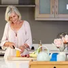 Relaxdays Bambus Serviertablett, entnehmbare Schublade, Produktbild-Vorschau 5