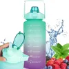 Extralink Gourde Motivante 2000 ml Vert-Violet Bouteille Voir les images du produit 2