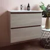 Mobile bagno con cassetti e lavabo ceramico + luce a led 60 Anteprima dell’immagine prodotto 3