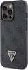 A black iPhone case with a silver Guess logo. Náhled obrázku produktu