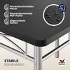 CASARIA® Esstisch mit 4 Stühlen Holz 5-tlg Set Metall Produktbild-Vorschau 6