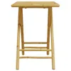 vidaXL Table de jardin pliante 55x55x75 cm bambou Voir les images du produit 4