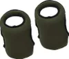 Two green knee pads on a white background. Voir les images du produit