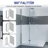IMPTS Duschwand 120 x 185 cm Walk in Dusche Falttür Produktbild-Vorschau 4