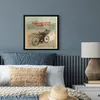 MuchoWow® MuchoWow® Gerahmtes Poster Mancave - Motor - Produktbild-Vorschau 4