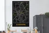 MuchoWow® Poster Deutschland - Schwarz und Gold - Elmshorn Produktbild-Vorschau 2