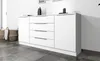 Kommode "Oliva" 166cm, weiß-matt Produktbild-Vorschau 1