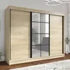Oravelle 200 cm Sonoma 3-türiger Kleiderschrank mit Produktbild-Vorschau 2