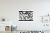 MuchoWow® Textilposter Marmor - Muster - Grau - Marmoroptik Produktbild-Vorschau 2