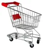 Leantoys Einkaufswagen, Metallkorb für Kinder, silber, groß Produktbild-Vorschau 3
