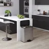 Curver Duo Tretmülleimer Deco 26L+26L Silbern Produktbild-Vorschau 2