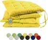 Lavea® Sitzkissen 40x40 cm, 4er Set, Zartgelb - mit Produktbild-Vorschau 1