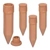 Relaxdays Tonkegel Bewässerung, 4er Set, Bewässerungshilfe Produktbild-Vorschau 1