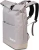 A light gray roll-top rucksack with a beige bottom. Produktbild-Vorschau