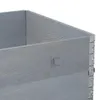 Design New Paletten-Aufsatzrahmen 2 Stk. Grau 120x80 cm Produktbild-Vorschau 7
