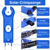20 Paar Solarstecker Crimpzange Set für 2.5/4/6mm² Produktbild-Vorschau 5