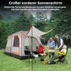 Stan COSTWAY pro 4-6 osob, kempinkový stan s všitou Náhled obrázku produktu 4