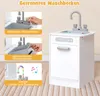 COSTWAY Kinderküche Holz, Spielküche mit Licht und Sound, Produktbild-Vorschau 9