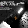 2 Stück LED-Taschenlampe Solarbetriebene/wiederaufladbare Produktbild-Vorschau 2