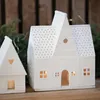 Portacandele in Porcellana Casa di Pan di Zenzero Cuore Anteprima dell’immagine prodotto 5