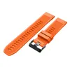 Strap-it Garmin Fenix 7 Silikonarmband (Orange) Produktbild-Vorschau 4