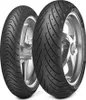 Two motorcycle tires are shown side by side against a white background. Náhled obrázku produktu