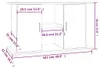 vidaXL Stojan na akvárium Sonoma dub 101 x 41 x 58 cm Náhľad obrázku produktu 8