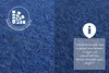 Blauer Kunstrasen mit Hinweis auf mögliche Farbabweichungen durch unterschiedliche Chargen Produktbild-Vorschau