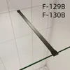AICA 90x195cm Walk in Dusche 6mm NANO ESG Schwarz für Produktbild-Vorschau 2